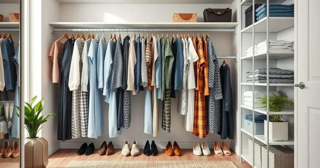 como organizar o guarda-roupa