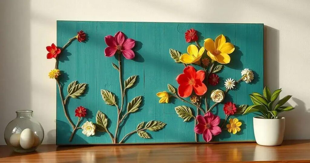 DIY espelho decorativo com moldura