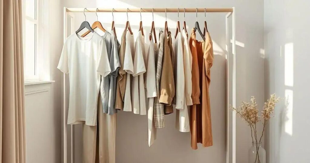 minimalismo no guarda-roupa
