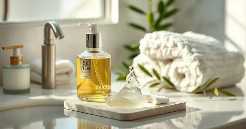 óleos de limpeza facial