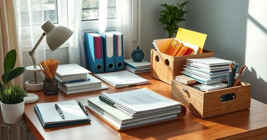 organizar documentos em casa