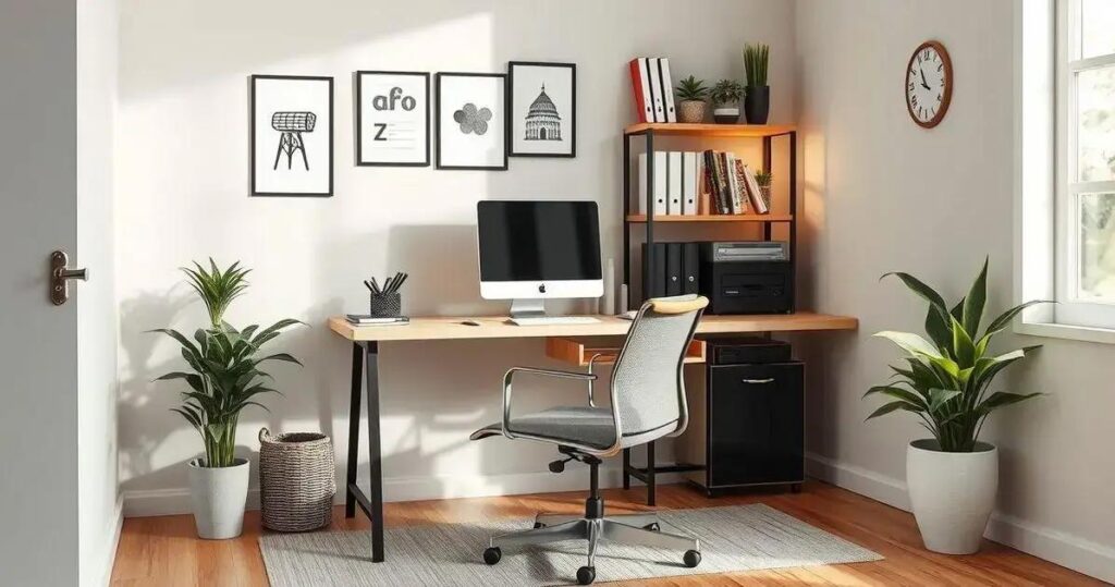organizar home office pequeno e produtivo