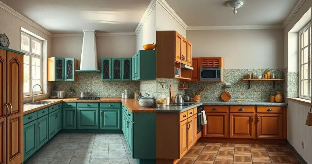 renovação de cozinha gastando pouco