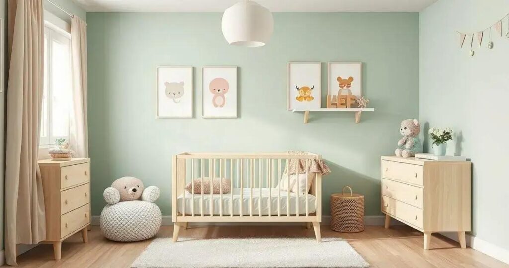 tendências de decoração para quarto de bebê 2025