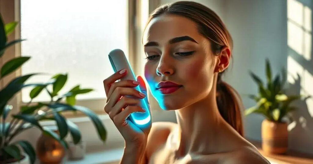 terapia de luz LED beleza
