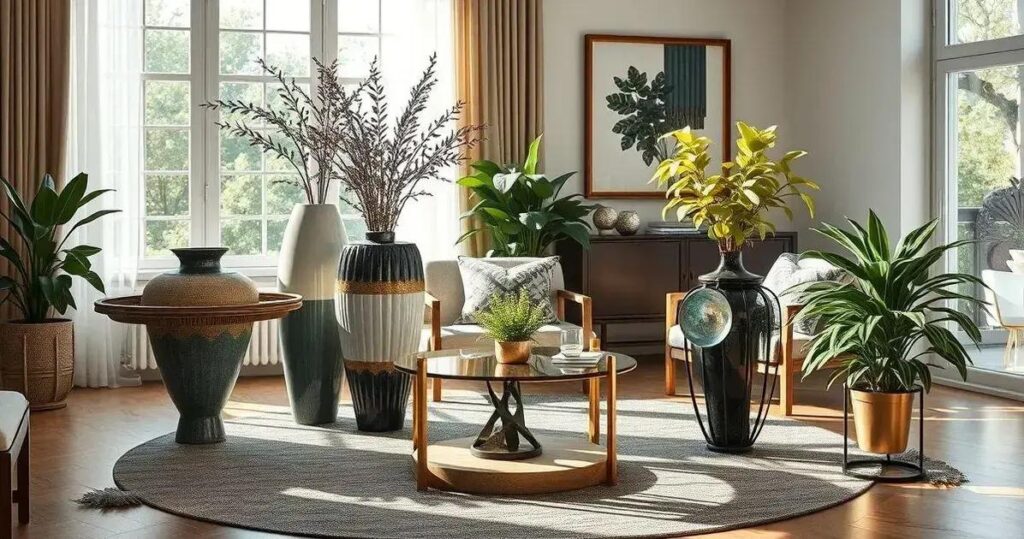 vasos decorativos grandes para sala