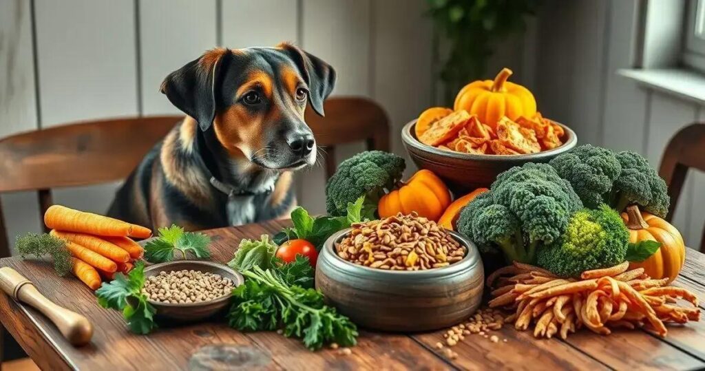 alimentação natural para cães