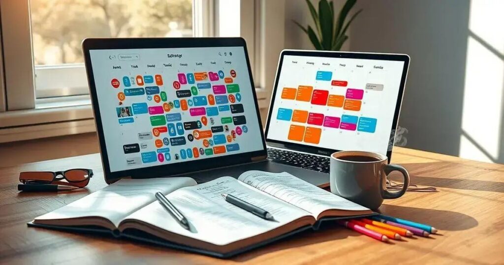 calendário editorial para redes sociais