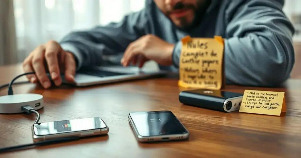 celular não carrega