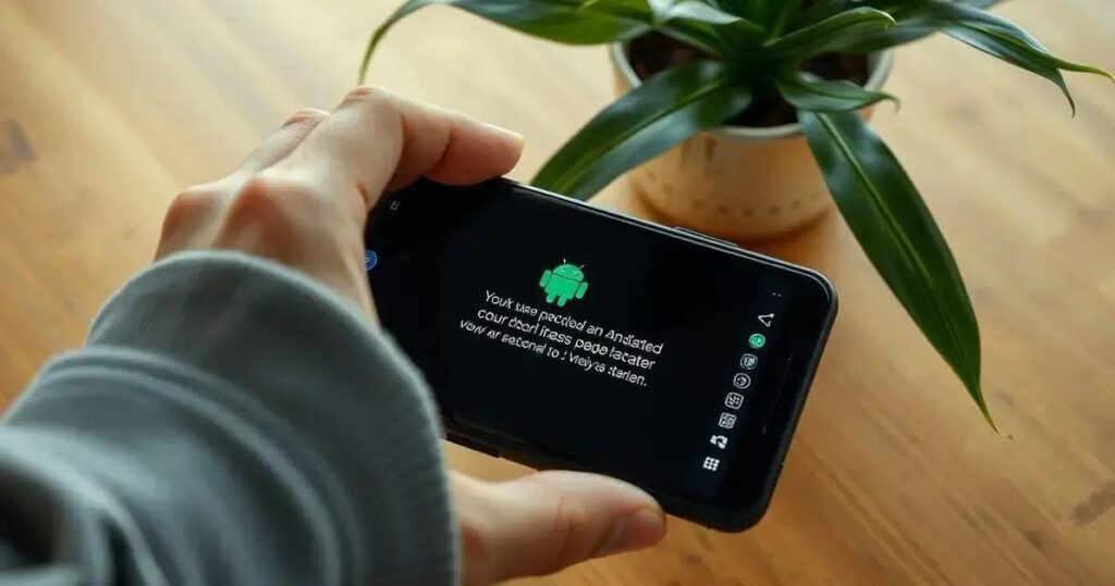como atualizar o android