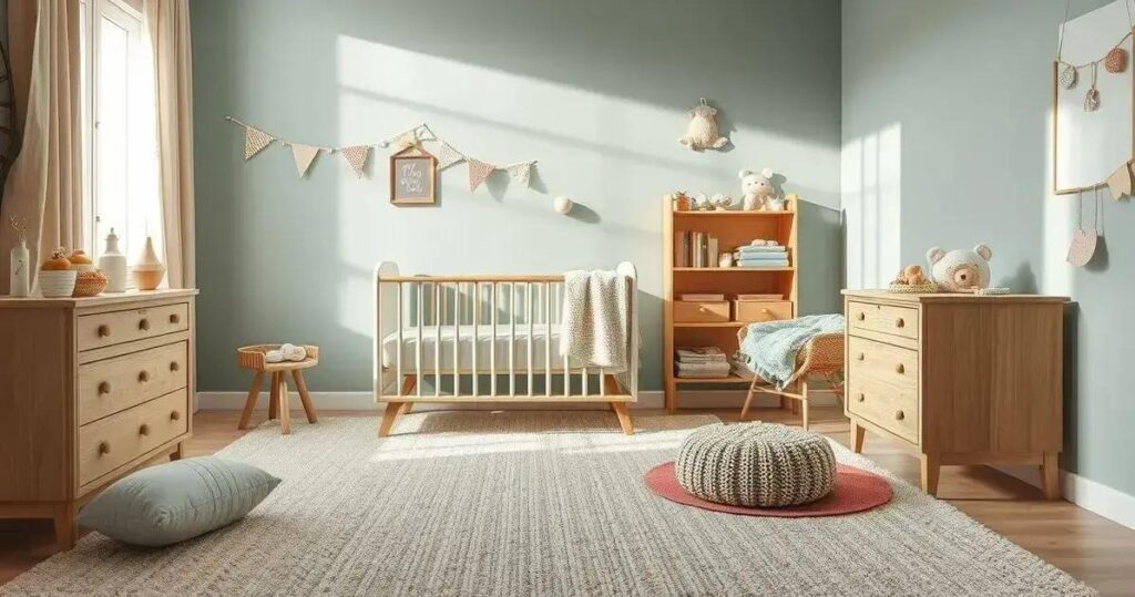 como escolher tapete para quarto de bebê