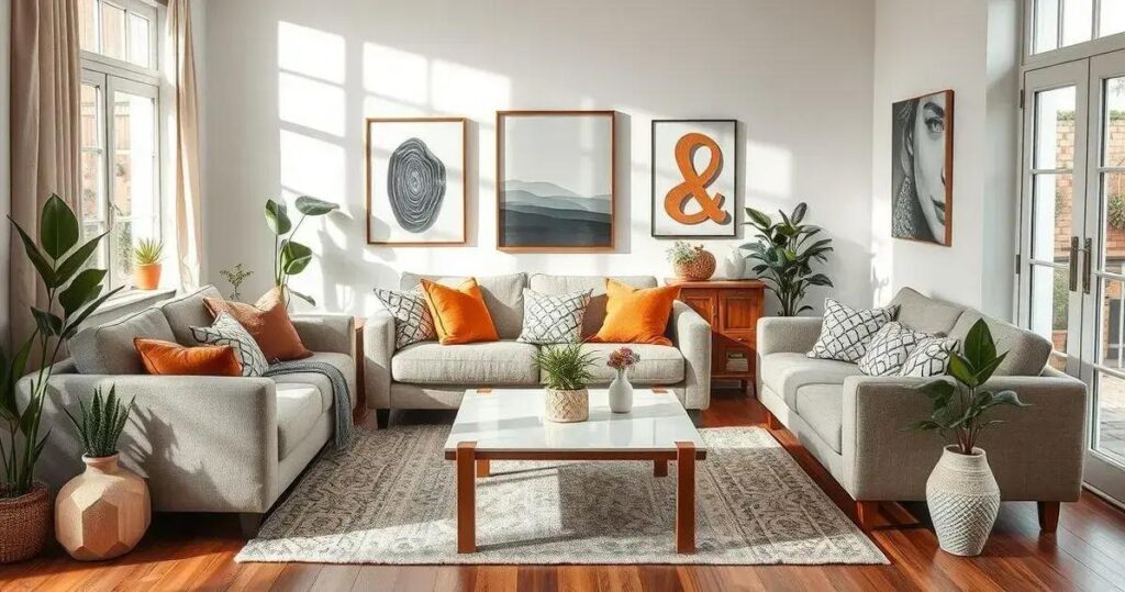 decoração barata e chique para sala