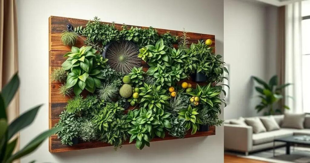 DIY jardim vertical com pallet na parede