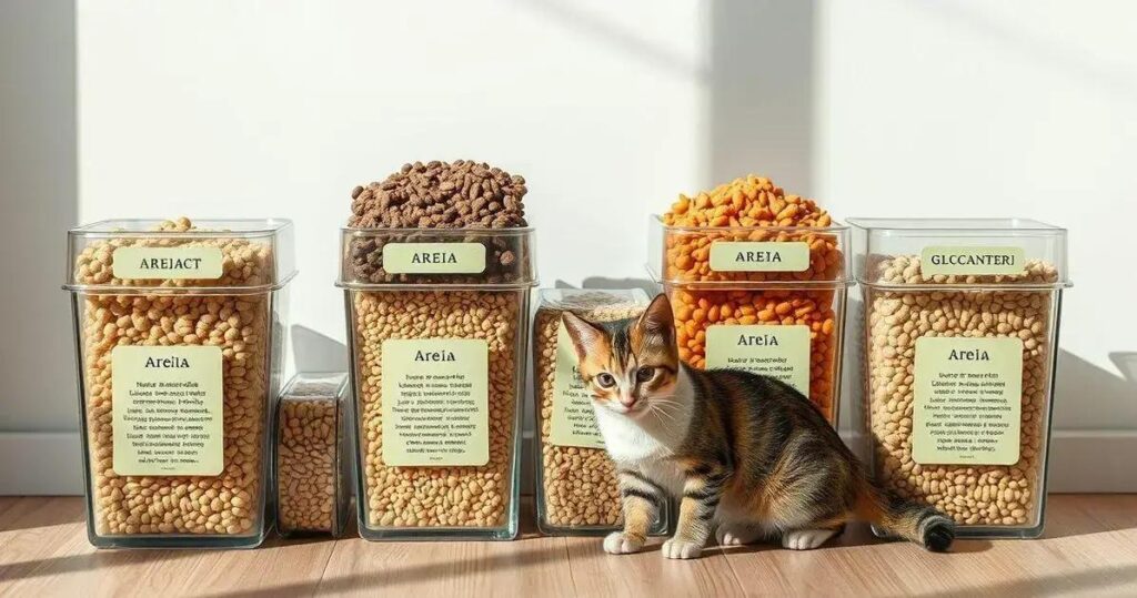 melhor areia para gatos