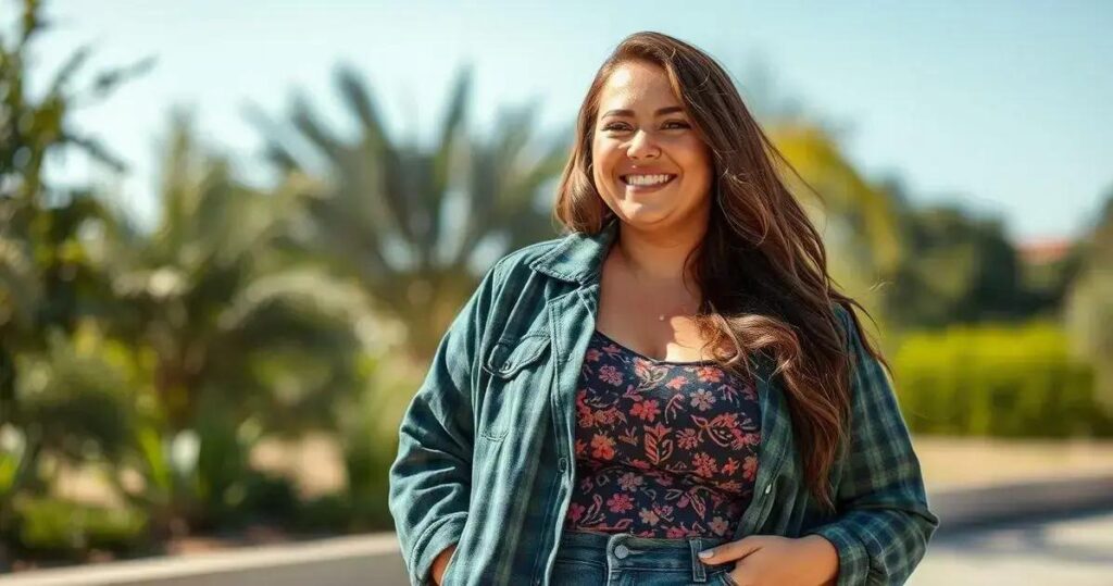 moda plus size jovem