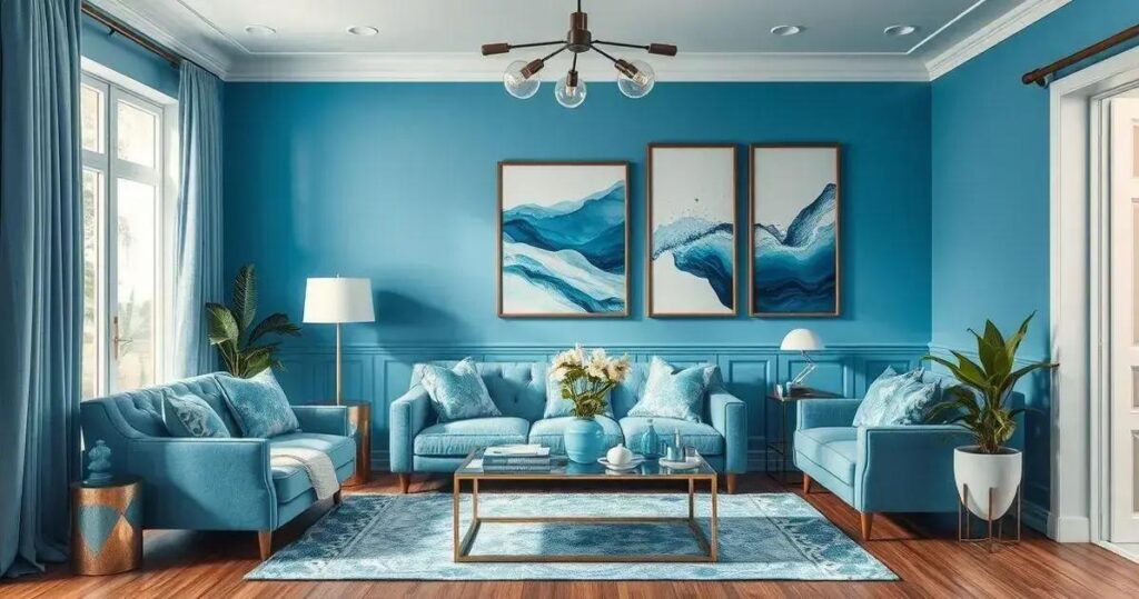 psicologia da cor azul na decoração