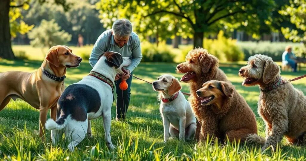 socialização de cães