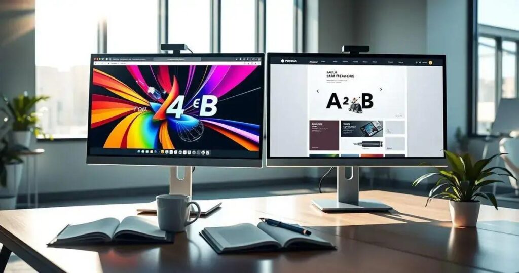teste a/b para anúncios