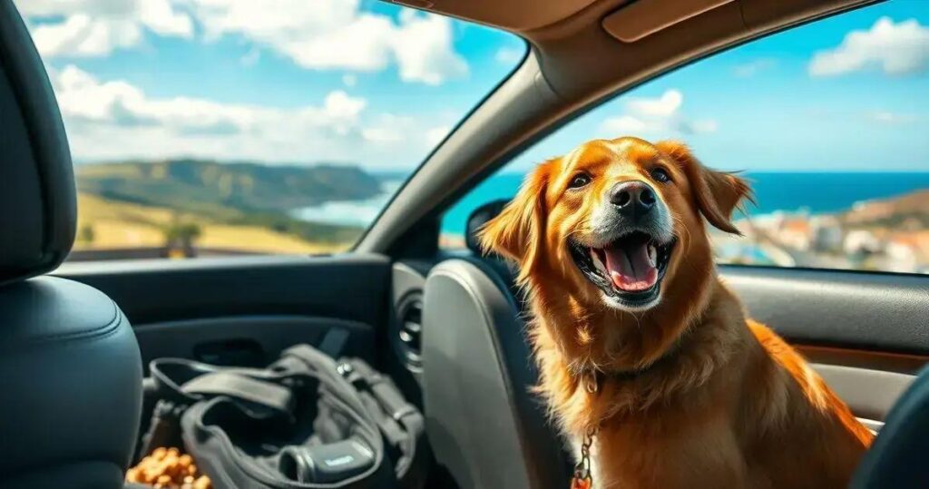 viagem com cachorro de carro