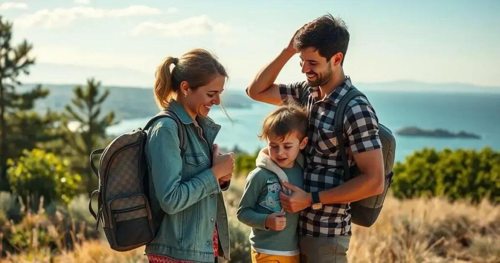 viajar com crianças