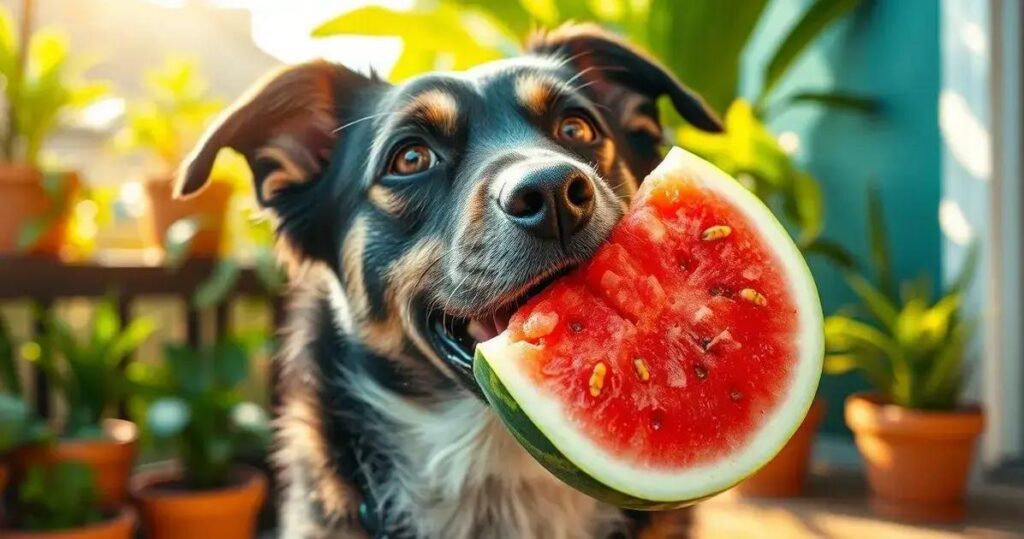 cachorro pode comer melancia