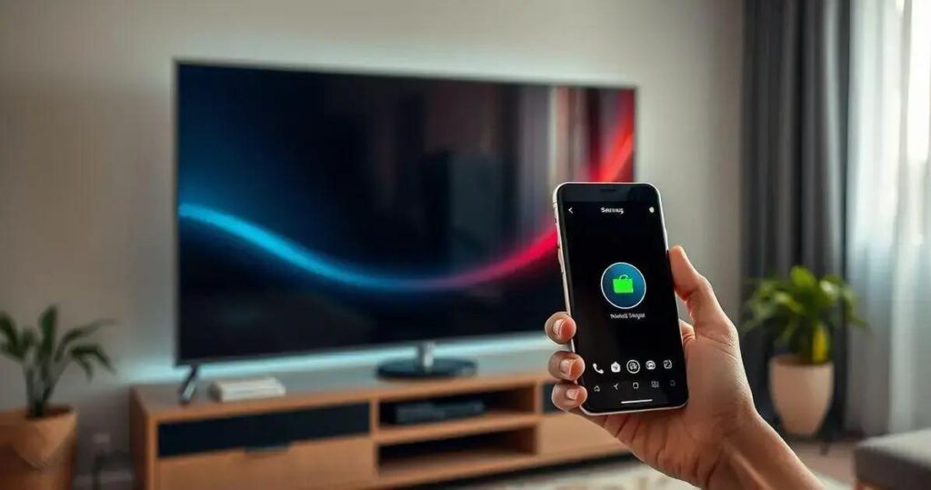 como espelhar o celular na tv