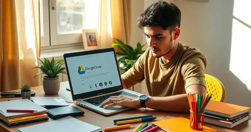 como usar o google drive