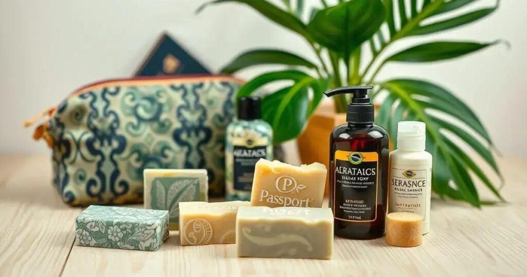 cosméticos sólidos para viagem