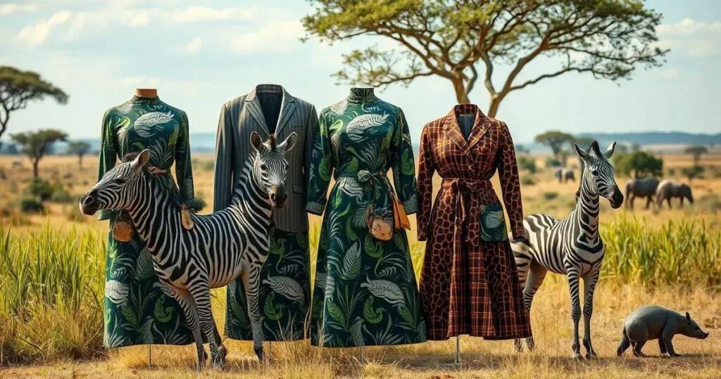 estampas de animais exóticos