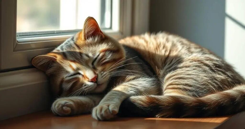 gato dorme muito