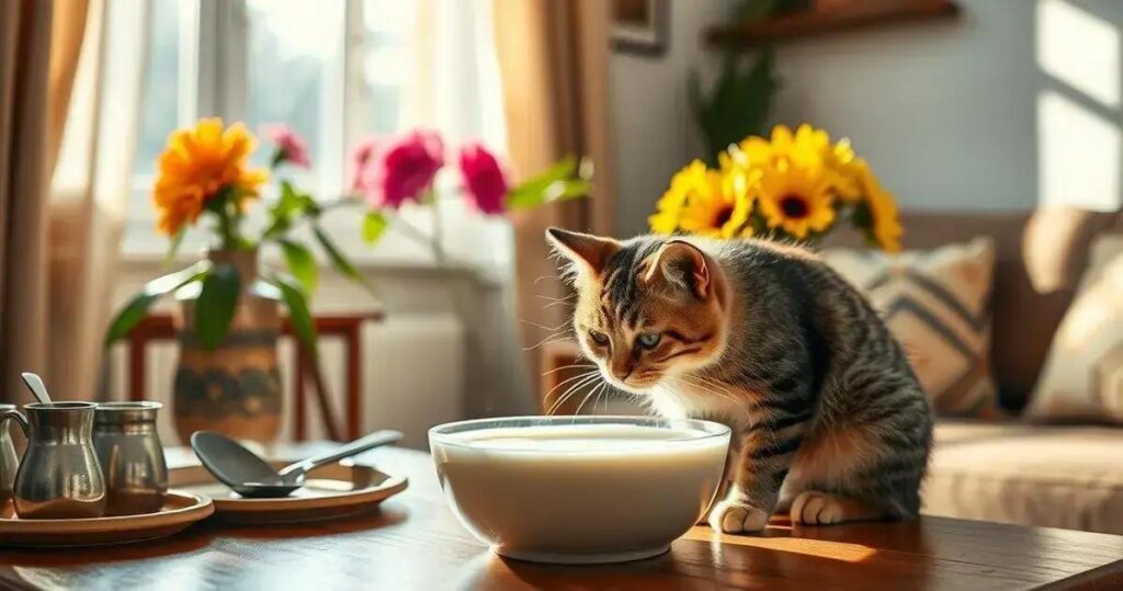 gatos podem tomar leite